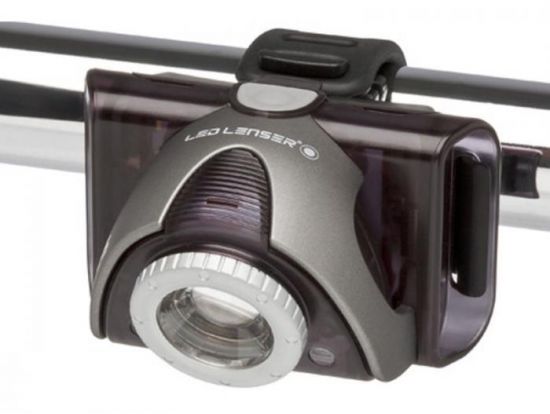 Фонарь налобный LED Lenser B5R gray